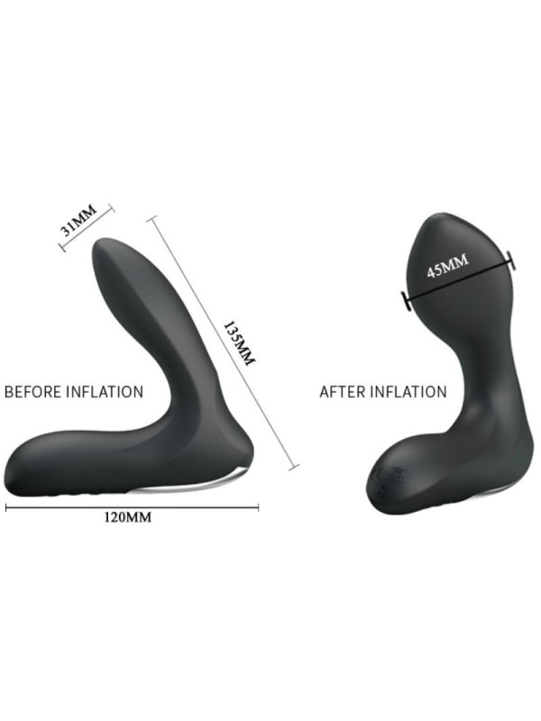 MASAJEADOR PROSTATICO INFLABLE CON VIBRACION