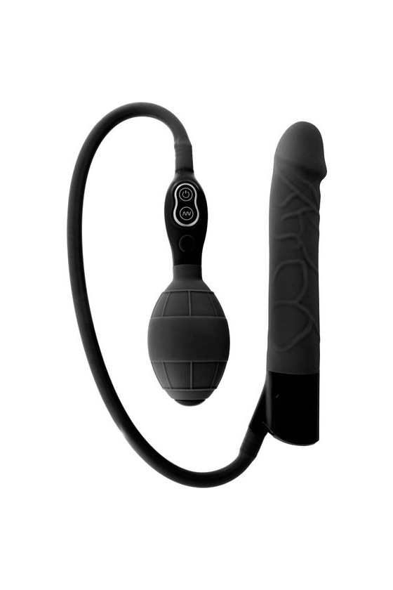 SEVEN CREATIONS - VIBRADOR HINCHABLE NEGRO