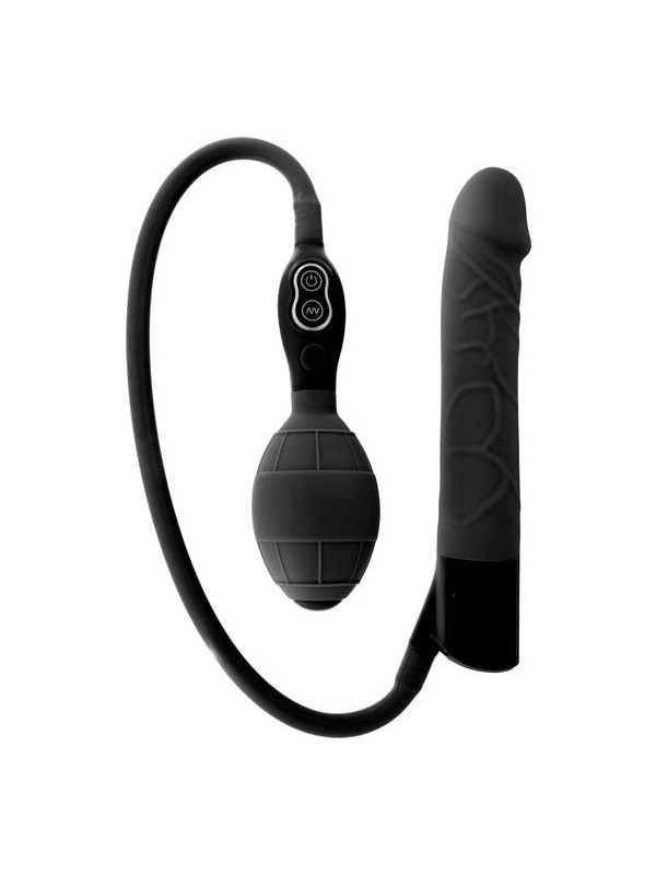 SEVEN CREATIONS - VIBRADOR HINCHABLE NEGRO