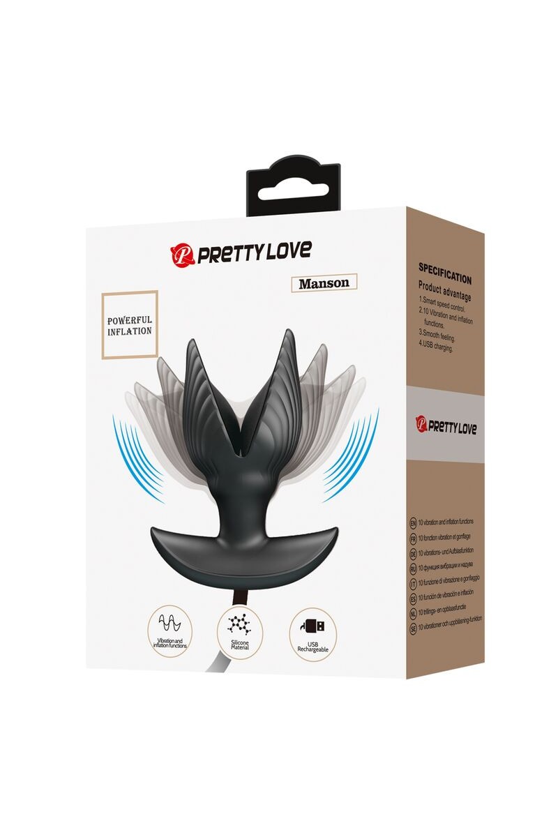 PRETTY LOVE - PLUG ANAL INFLABLE & RECARGABLE