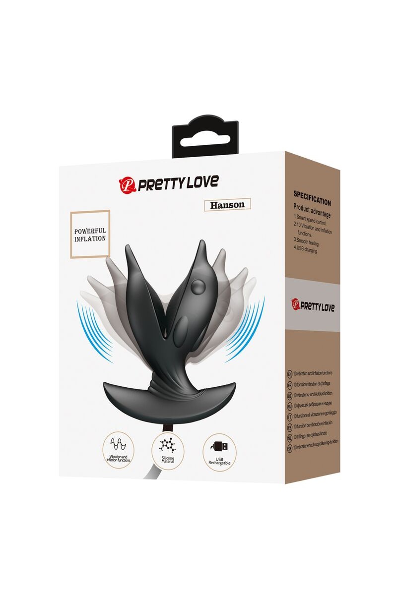 PRETTY LOVE - PLUG ANAL DELFIN INFLABLE & RECARGABLE