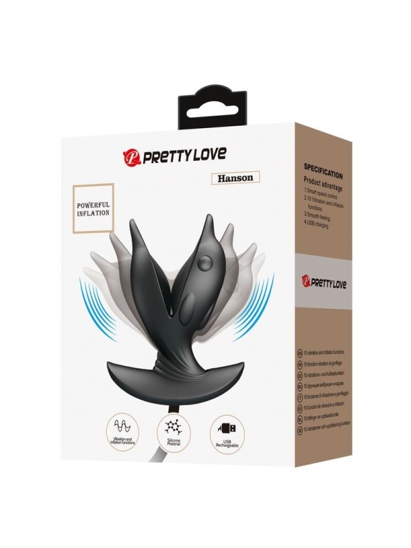 PRETTY LOVE - PLUG ANAL DELFIN INFLABLE & RECARGABLE