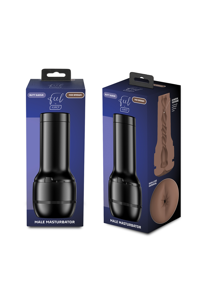 KIIROO - FEEL STROKER GENERIC BUTT MASTURBADOR - MID BROWN