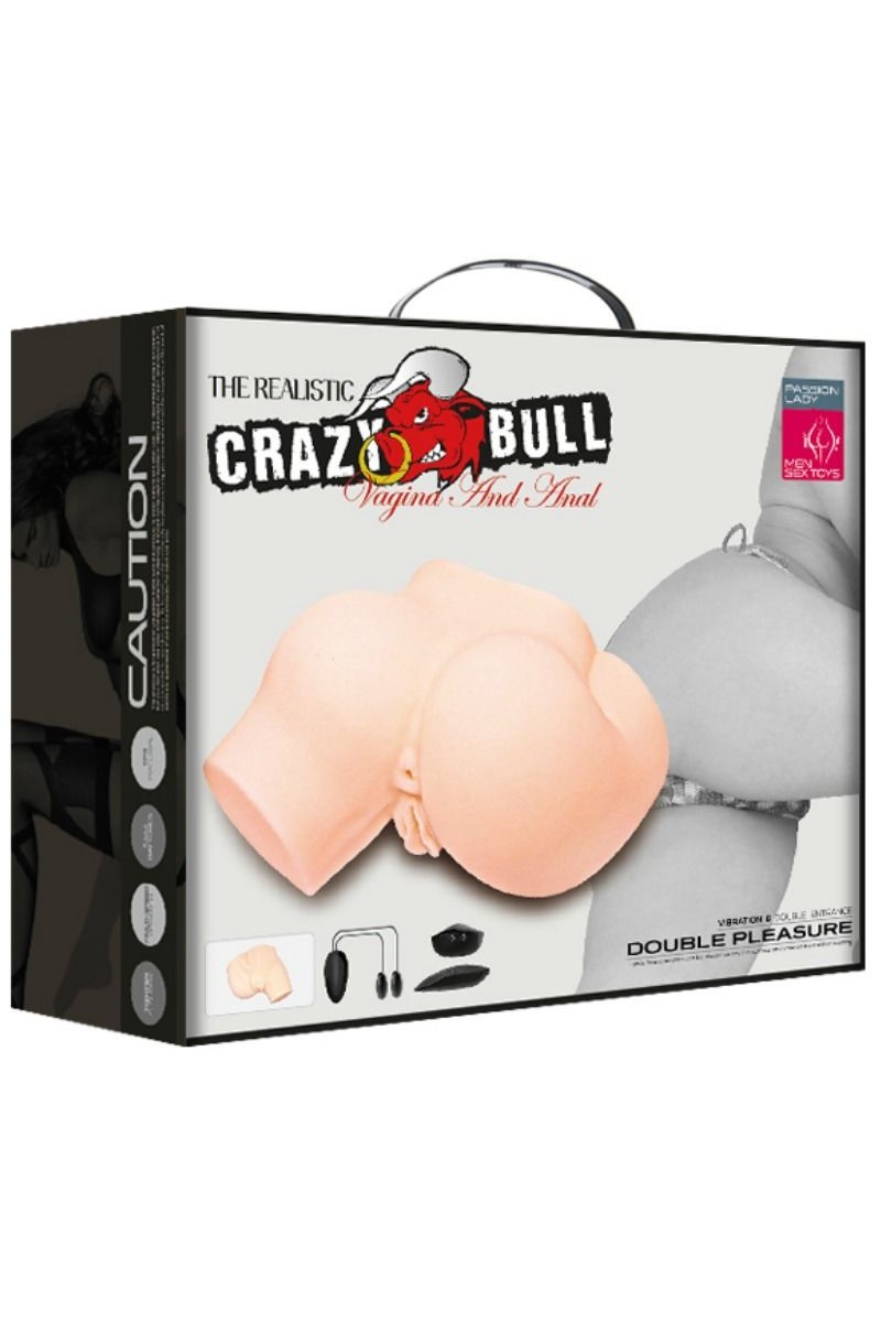 CRAZY BULL - TRASERO CON VAGINA Y ANO REALISTICOS Y VIBRACION
