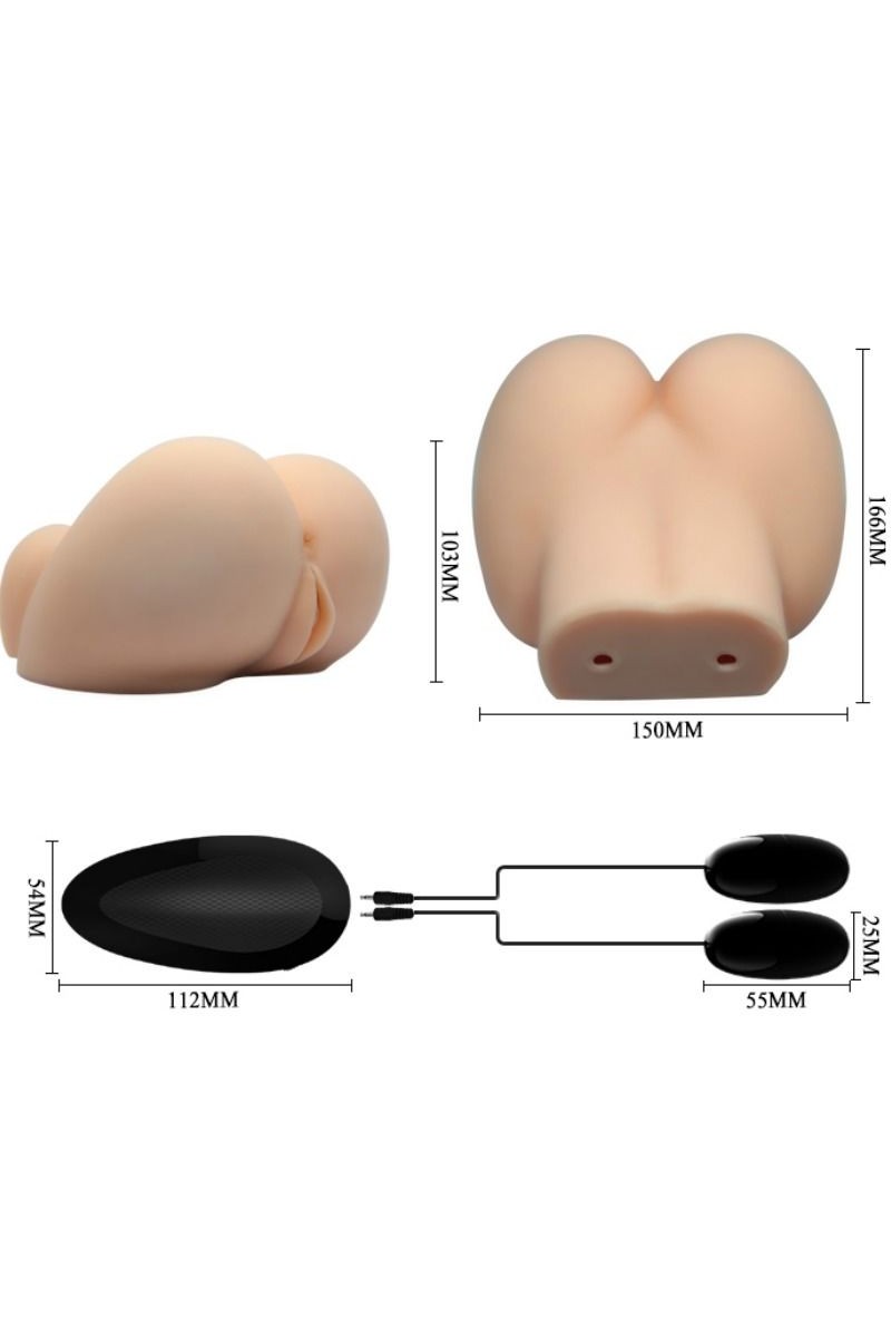 CRAZY BULL - VAGINA Y ANO REALISTICOS CON VIBRACION POSICION 6