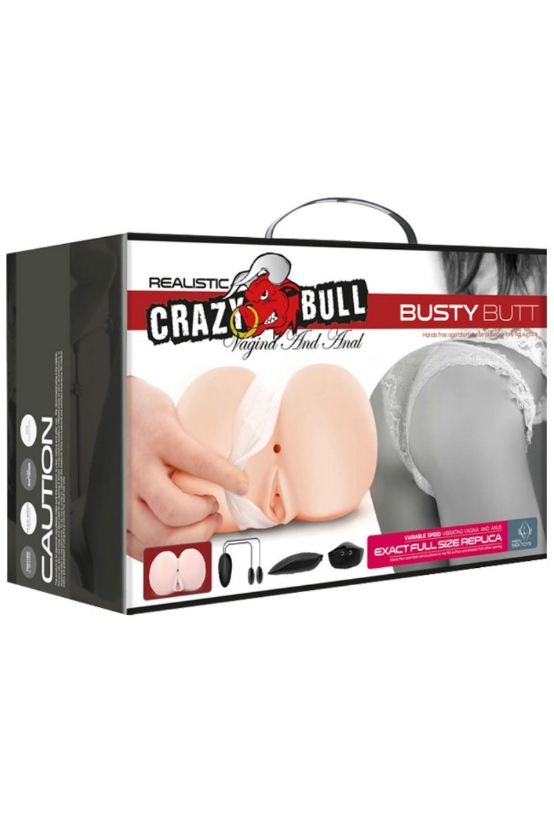 CRAZY BULL - VAGINA Y ANO REALISTICOS CON VIBRACION POSICION 6