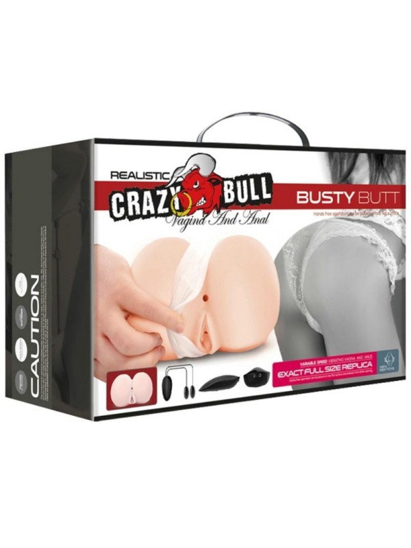 CRAZY BULL - VAGINA Y ANO REALISTICOS CON VIBRACION POSICION 6