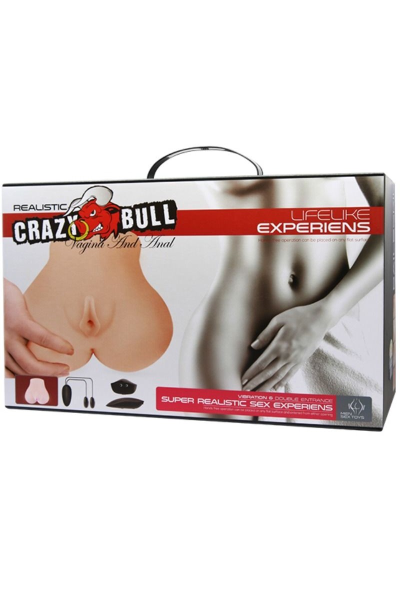 CRAZY BULL - VAGINA Y ANO REALISTICOS CON VIBRACION POSICION 7