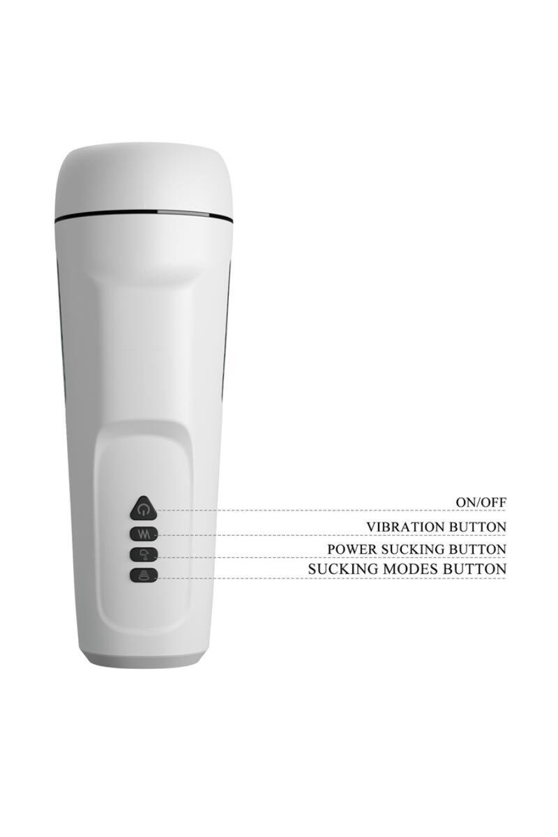 PRETTY LOVE - SIENNA MASTURBADOR MASCULINO VIBRACIÓN. VOZ Y SUCCIÓN