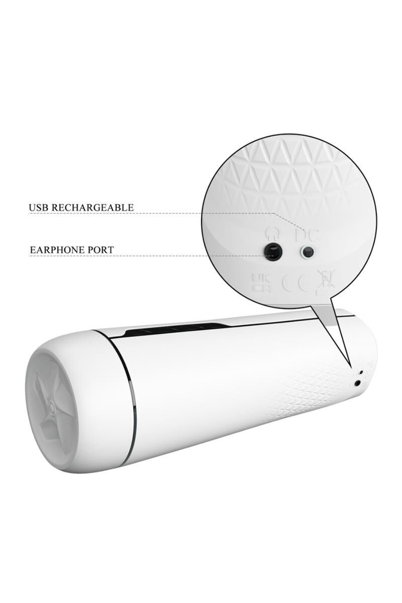 PRETTY LOVE - SIENNA MASTURBADOR MASCULINO VIBRACIÓN. VOZ Y SUCCIÓN