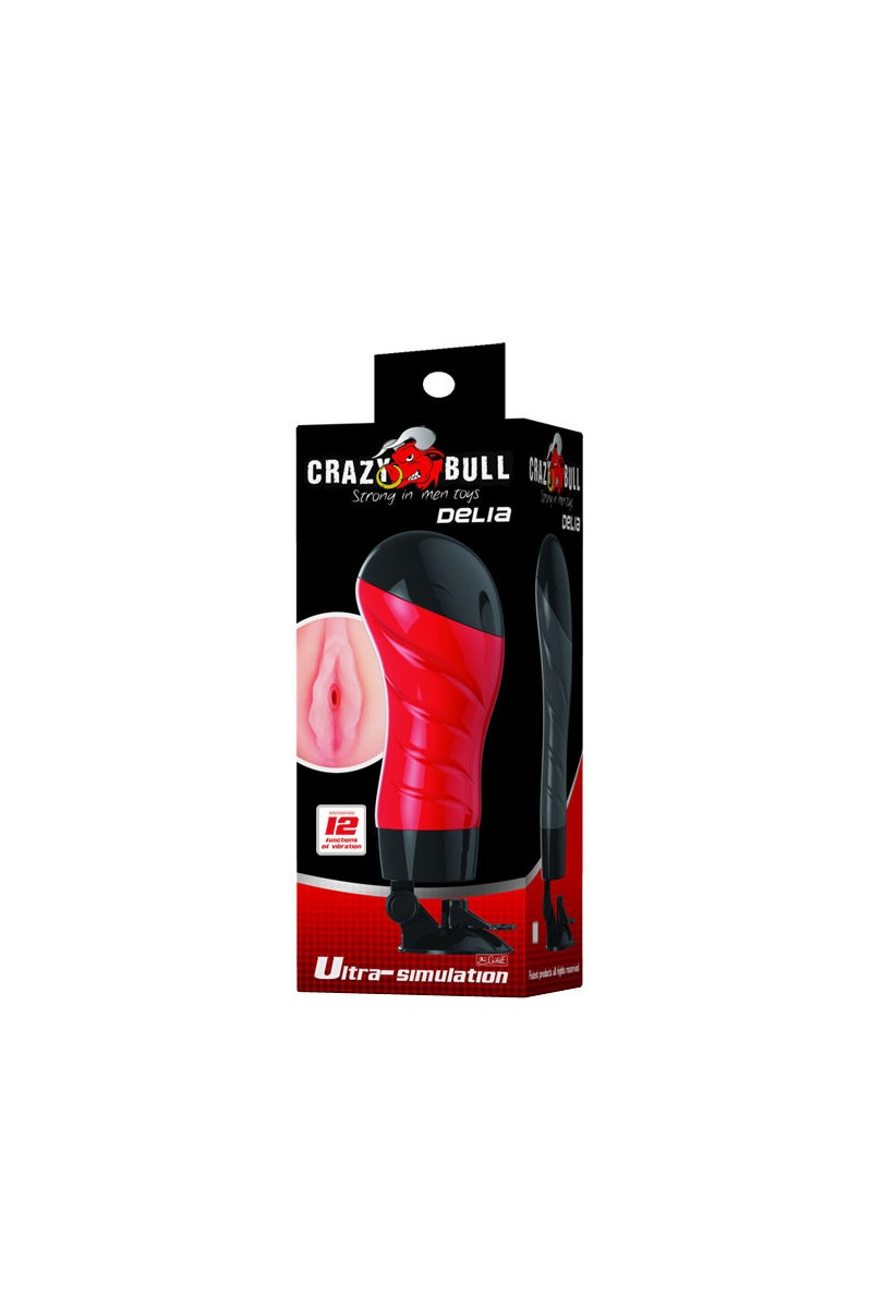 CRAZY BULL - FLORA VAGINA CON BASE MASTURBADOR VOZ
