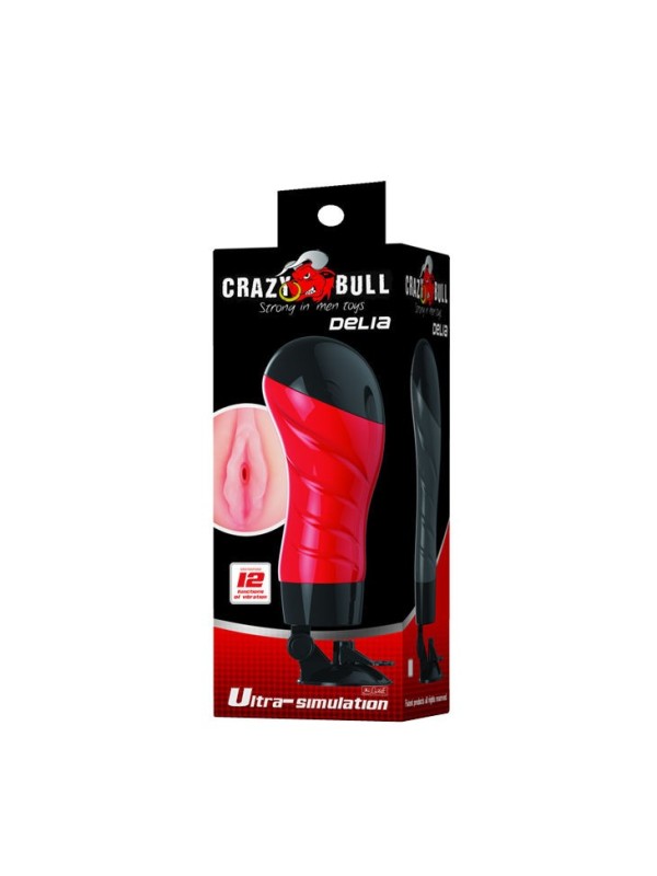 CRAZY BULL - FLORA VAGINA CON BASE MASTURBADOR VOZ