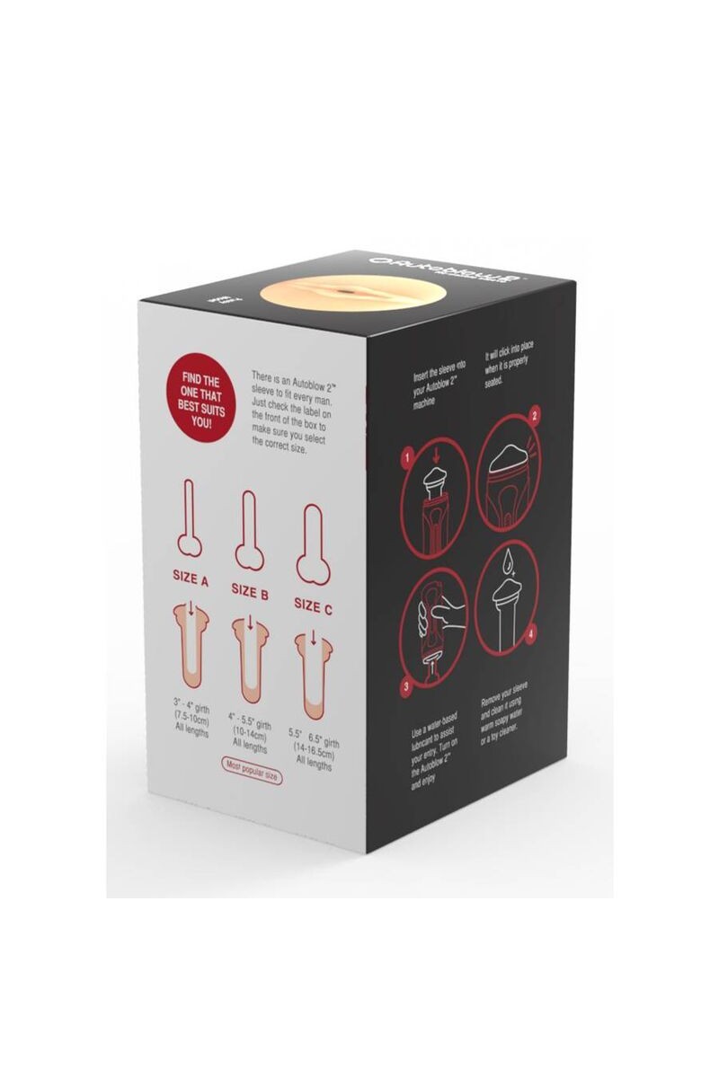 AUTOBLOW - MANGA VAGINA 2+ TAMAÑO C
