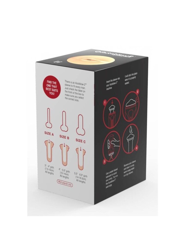 AUTOBLOW - MANGA VAGINA 2+ TAMAÑO C