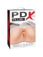 PDX PLUS - MASTURBADOR PERFECT 10 BOOTY DOBLE ENTRADA