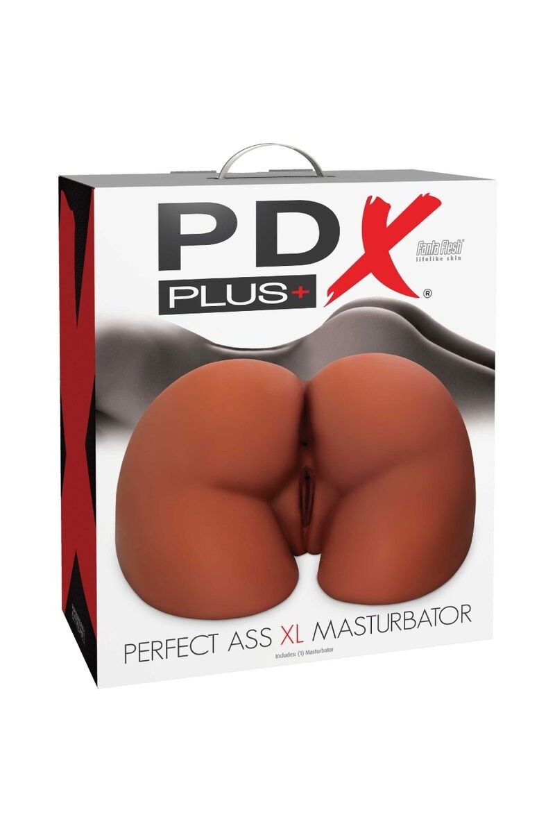 PDX PLUS - MASTURBADOR PERFECT ASS XL DOBLE ENTRADA MARRON