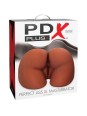 PDX PLUS - MASTURBADOR PERFECT ASS XL DOBLE ENTRADA MARRON