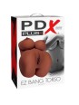 PDX PLUS - TORSO MASTURBADOR EZ BANG FEMENINO REALISTA MARRON