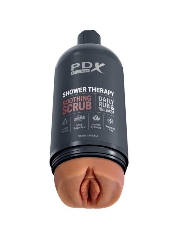 PDX PLUS - MASTURBADOR STROKER SOOTHING SCRUB CARAMELO