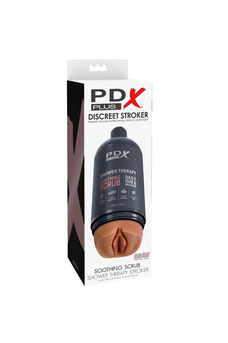 PDX PLUS - MASTURBADOR STROKER SOOTHING SCRUB CARAMELO