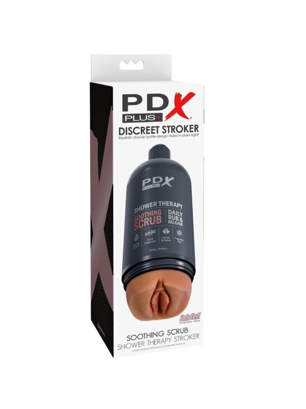PDX PLUS - MASTURBADOR STROKER SOOTHING SCRUB CARAMELO