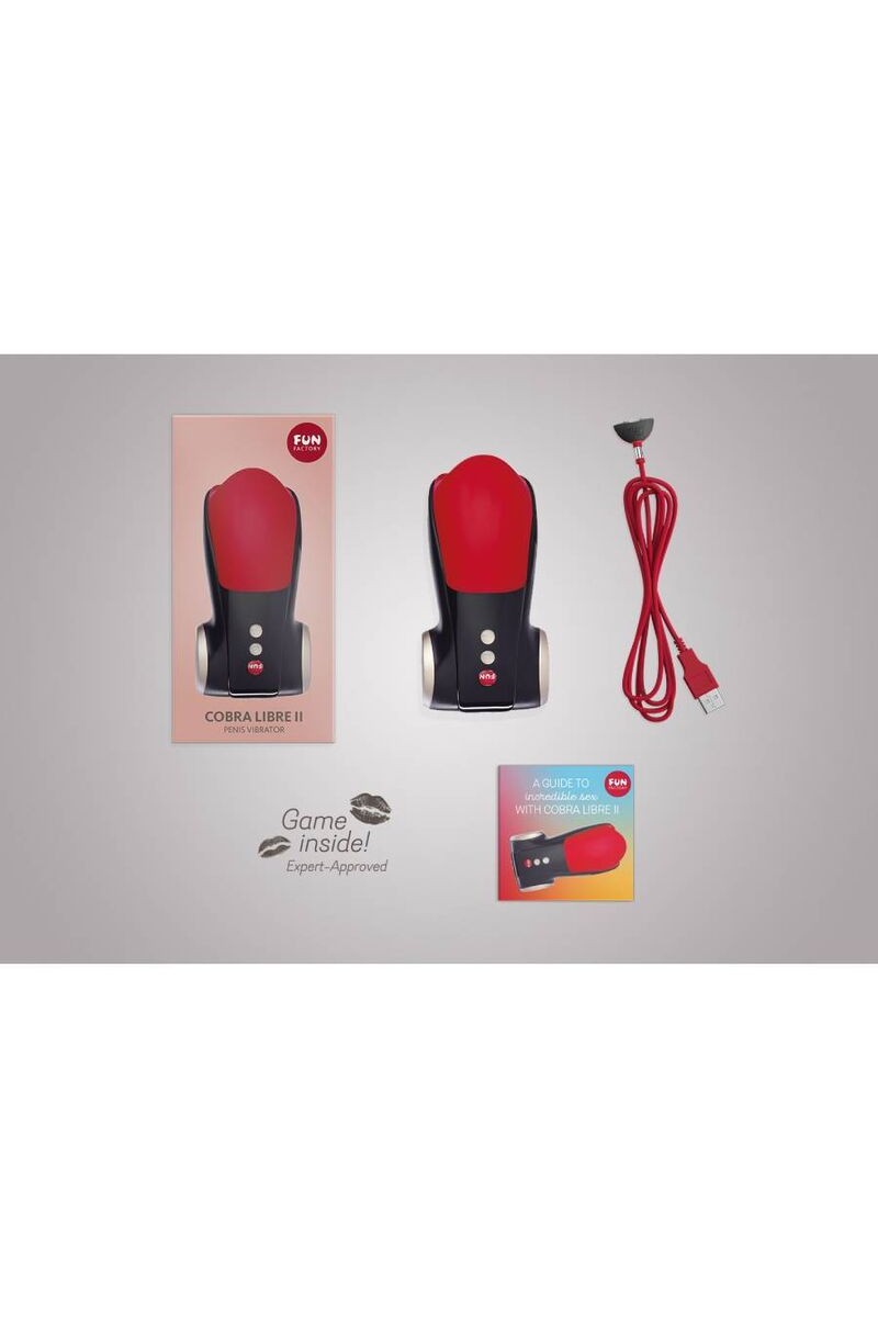 FUN FACTORY - COBRA LIBRE II NEGRO/ROJO