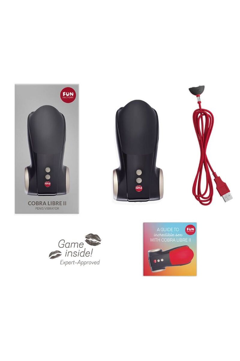 FUN FACTORY - COBRA LIBRE II NEGRO/NEGRO