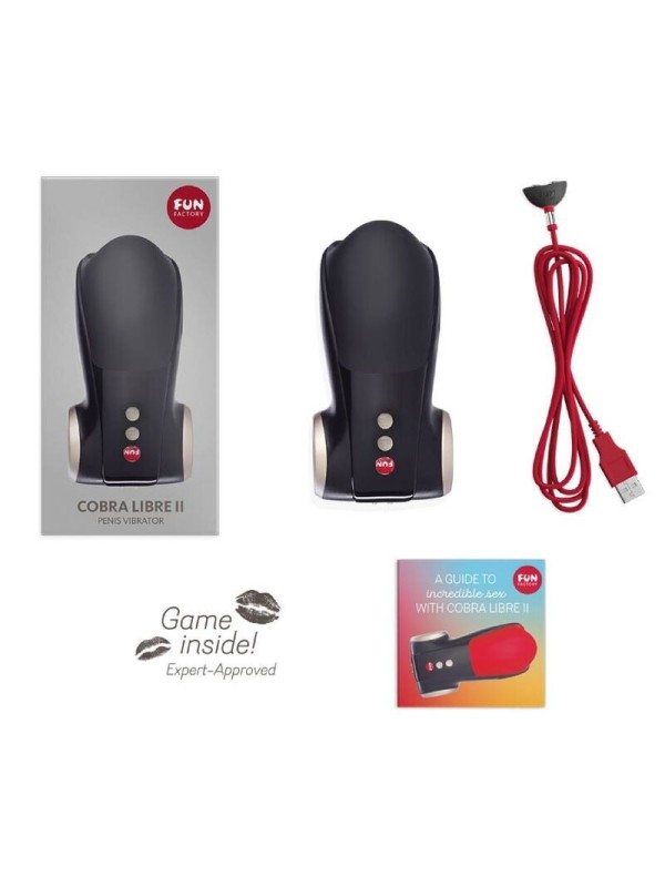 FUN FACTORY - COBRA LIBRE II NEGRO/NEGRO