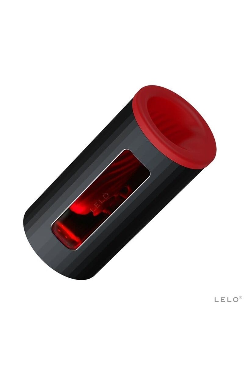 LELO - F1S V2 MASTURBADOR CON TECNOLOGIA SDK ROJO - NEGRO