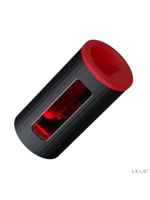 LELO - F1S V2 MASTURBADOR CON TECNOLOGIA SDK ROJO - NEGRO