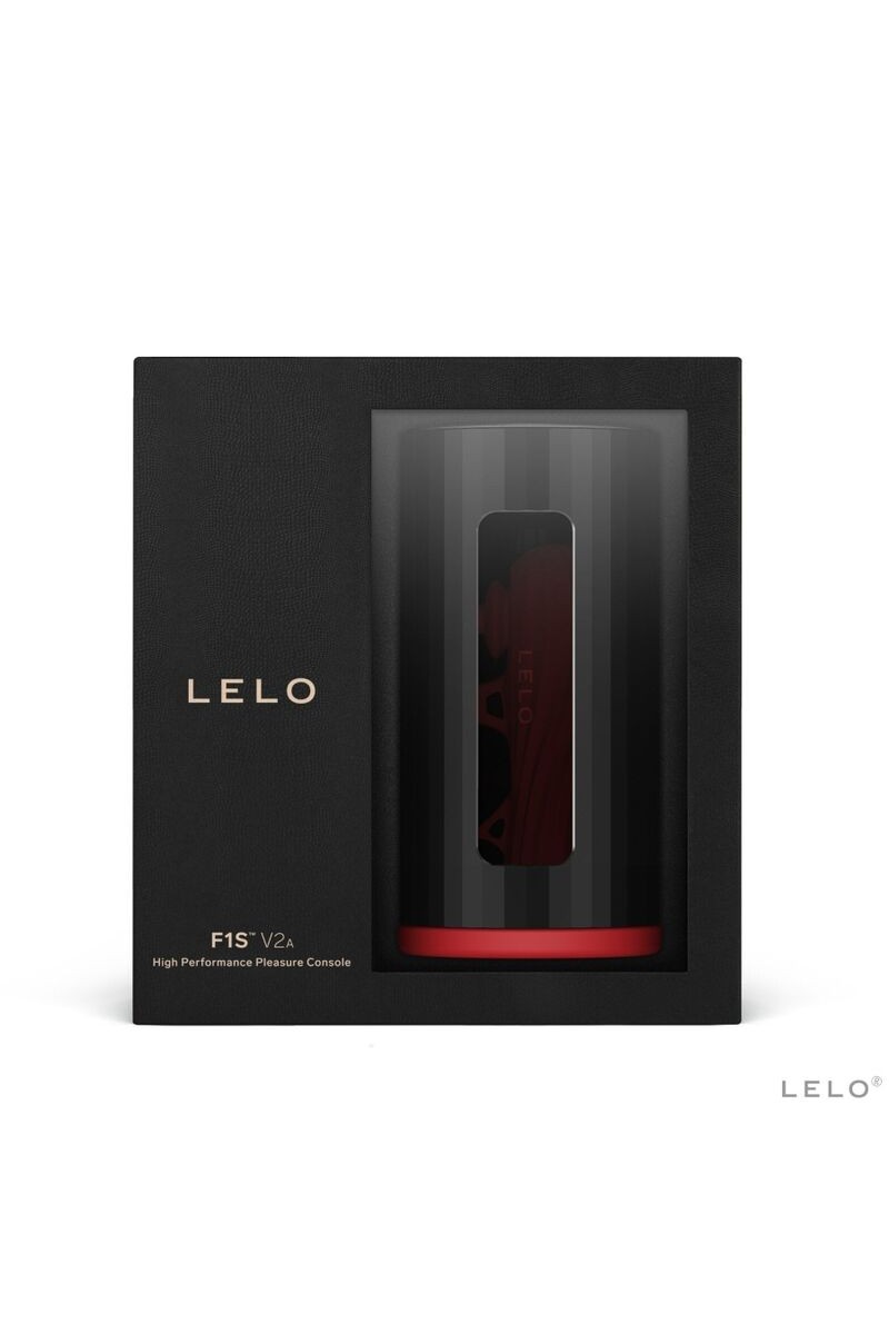 LELO - F1S V2 MASTURBADOR CON TECNOLOGIA SDK ROJO - NEGRO