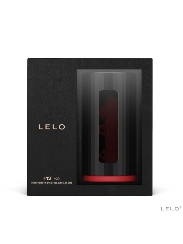 LELO - F1S V2 MASTURBADOR CON TECNOLOGIA SDK ROJO - NEGRO