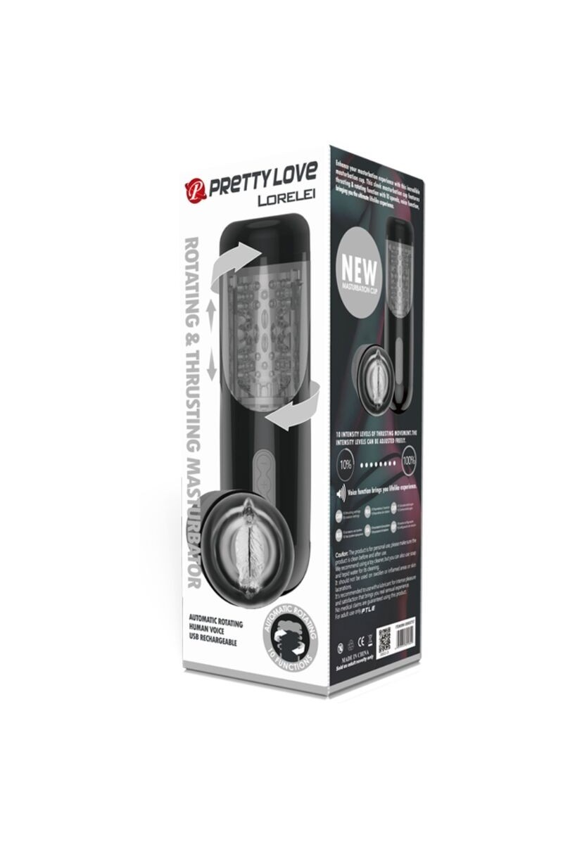 PRETTY LOVE - MASTURBADOR RECARGABLE MULTIFUNCIÓN LORELEI