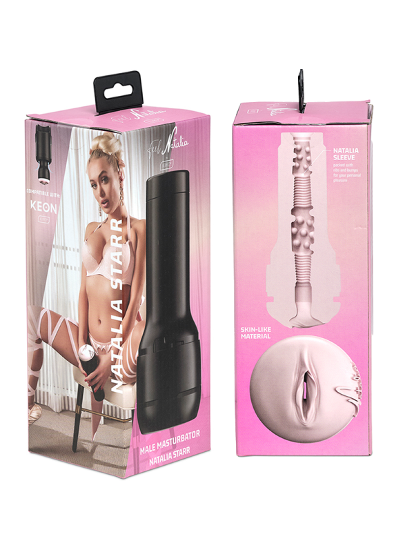 KIIROO - KEON + FEEL NATALIA STARR + LUBRICANTE AQUA QUALITY 50 ML