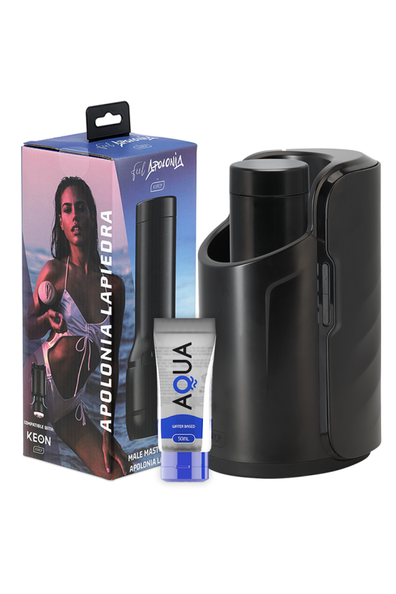 KIIROO - KEON + FEEL STROKER APOLONIA LAPIEDRA + LUBRICANTE