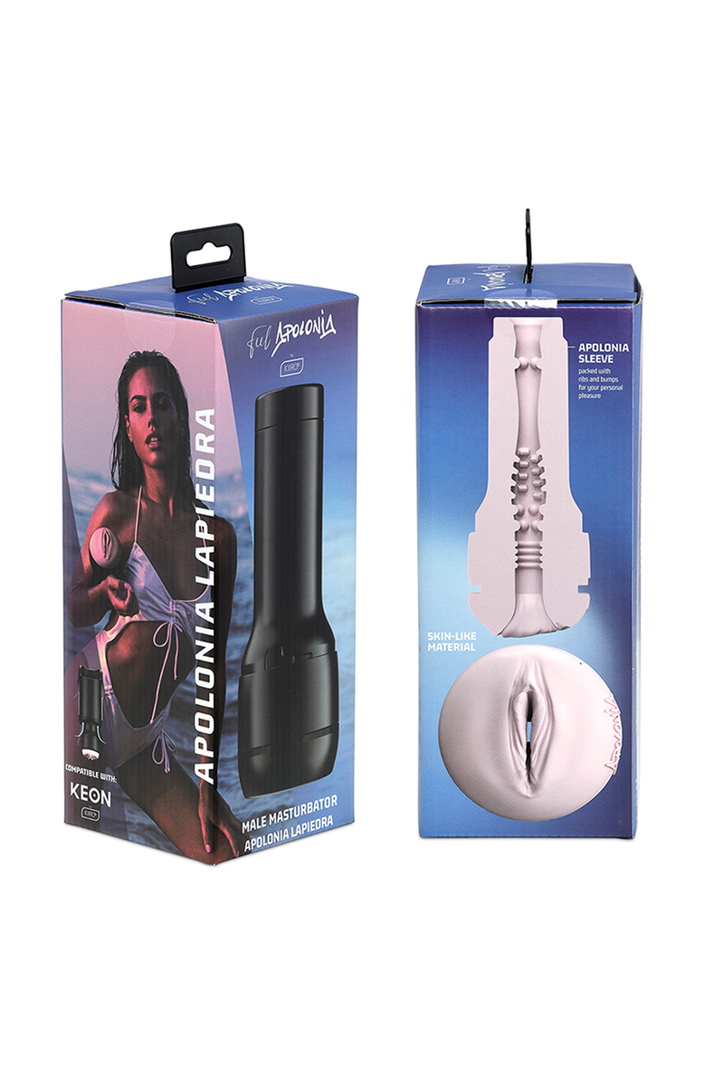 KIIROO - KEON + FEEL STROKER APOLONIA LAPIEDRA + LUBRICANTE