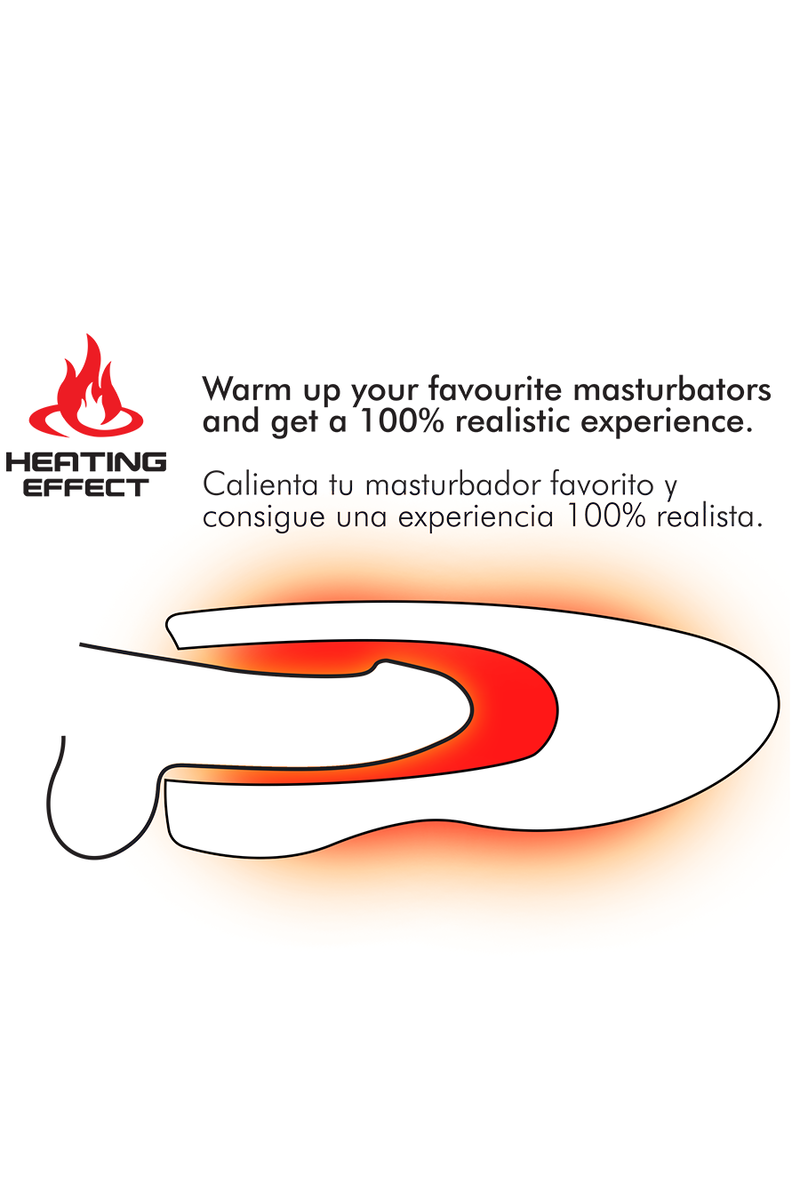 JAMYJOB - SPIN-X MASTURBADOR CON ROTACIÓN Y FUNCIÓN CALOR