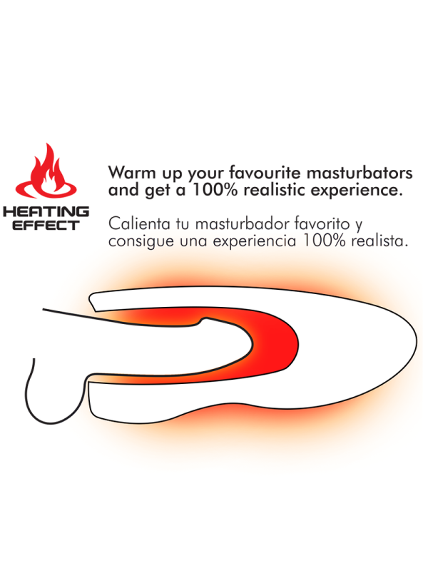 JAMYJOB - SPIN-X MASTURBADOR CON ROTACIÓN Y FUNCIÓN CALOR