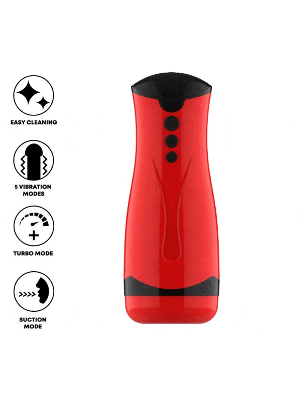 JAMYJOB - MASTURBADOR DE SUCCIÓN Y VIBRACIÓN DAMERON