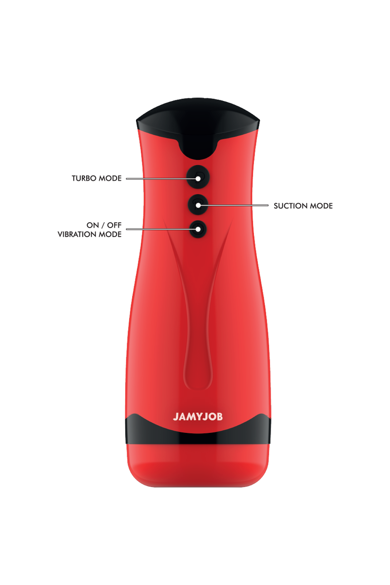 JAMYJOB - MASTURBADOR DE SUCCIÓN Y VIBRACIÓN DAMERON