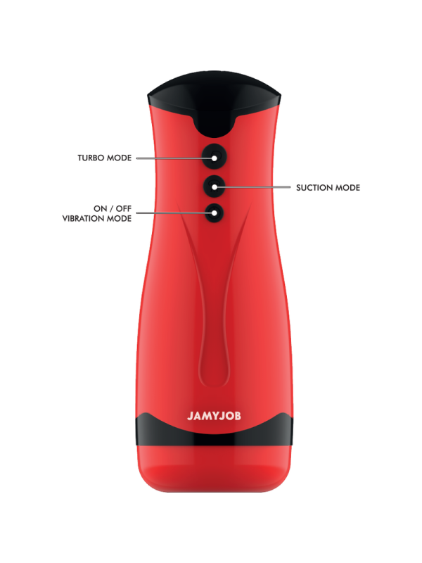 JAMYJOB - MASTURBADOR DE SUCCIÓN Y VIBRACIÓN DAMERON