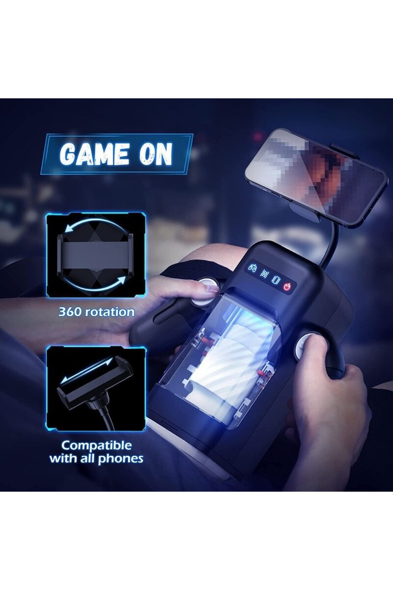 GAME CUP - MASTURBADOR MASCULINO CON VIBRACIÓN Y FUNCIÓN CALOR