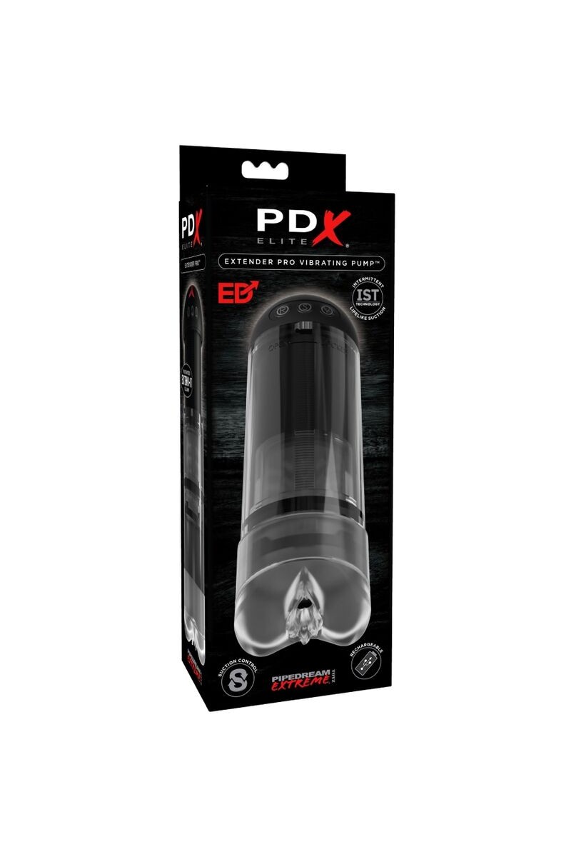 PDX ELITE - MASTURBADOR STROKER EXTENDER PRO VIBRADOR