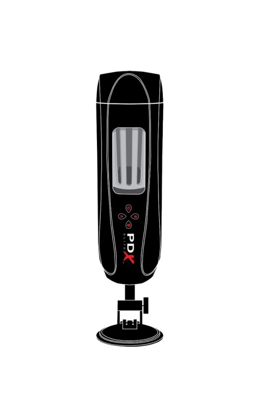 PDX ELITE - MASTURBADOR STROKER ULTIMATE MILKER 2 GIRATORIO Y VIBRADOR