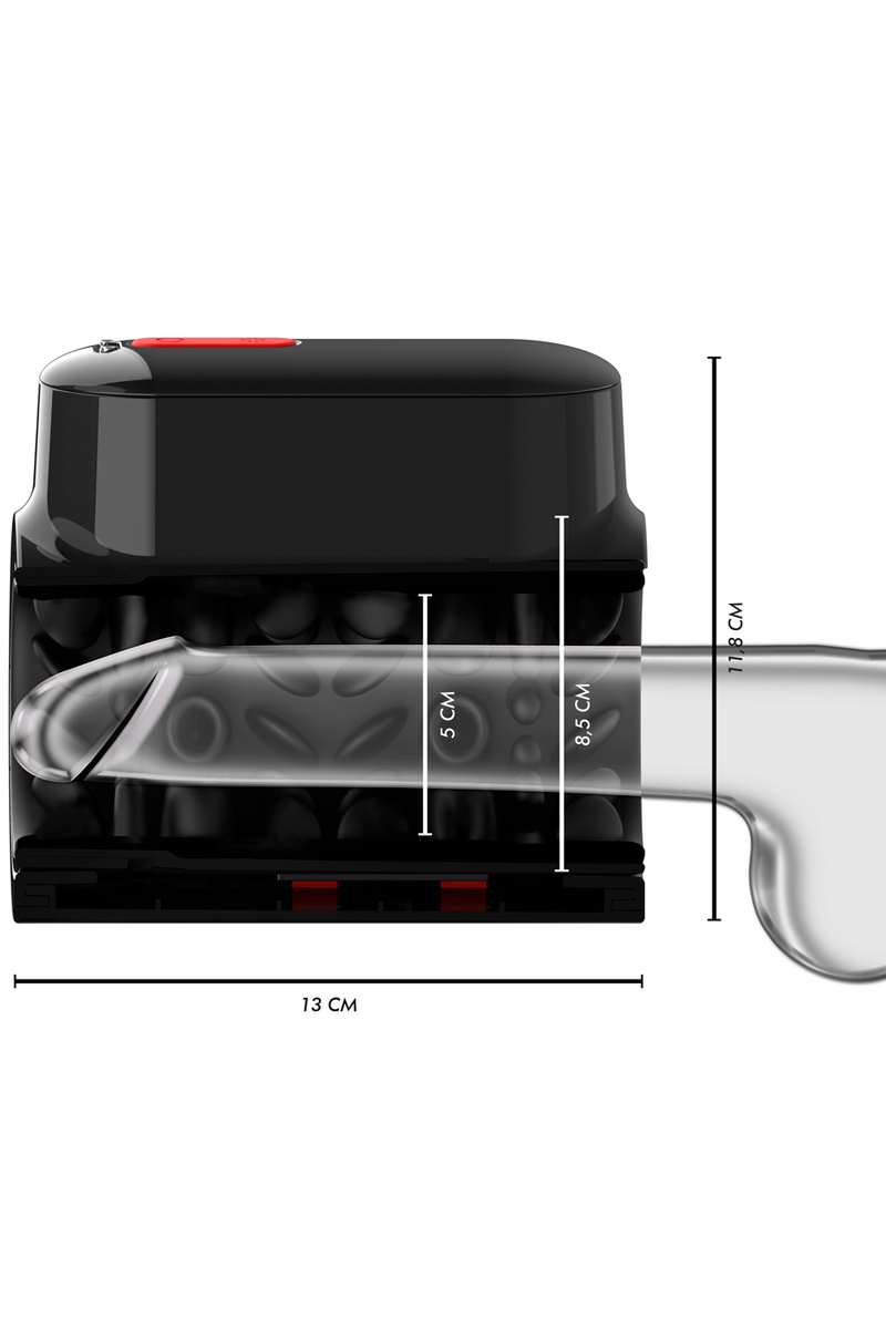 JAMYJOB - VORTEX MASTURBADOR TURBO CON EMPUJE Y ROTACIÓN 360