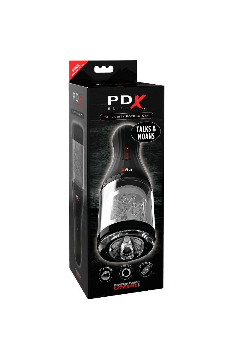 PDX ELITE - MASTURBADOR CON SONIDO TALK DIRTY ROTOBATOR