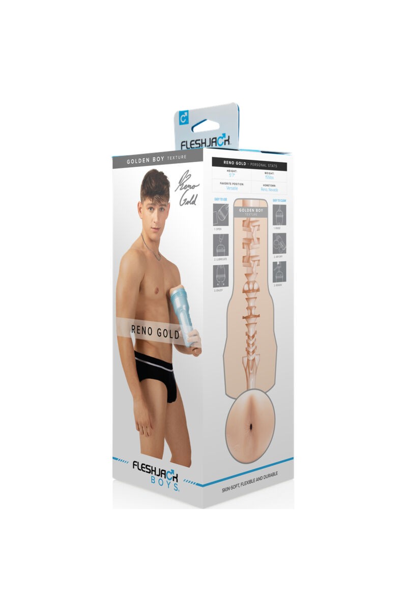 FLESHJACK - MASTURBADOR RENO GOLD GOLDEN BOY ANO