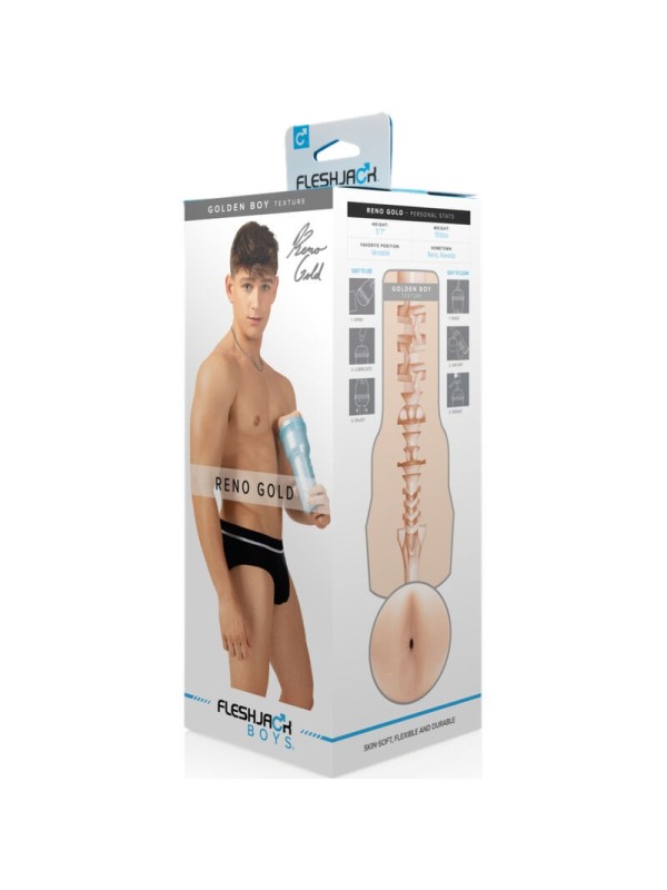 FLESHJACK - MASTURBADOR RENO GOLD GOLDEN BOY ANO