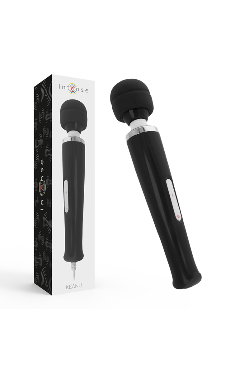 INTENSE - KEANU WAND MASAJEADOR NEGRO