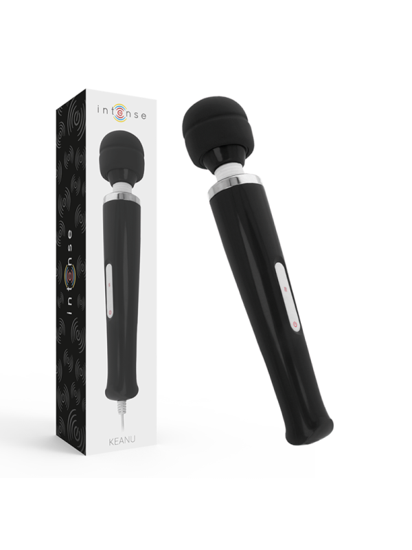 INTENSE - KEANU WAND MASAJEADOR NEGRO